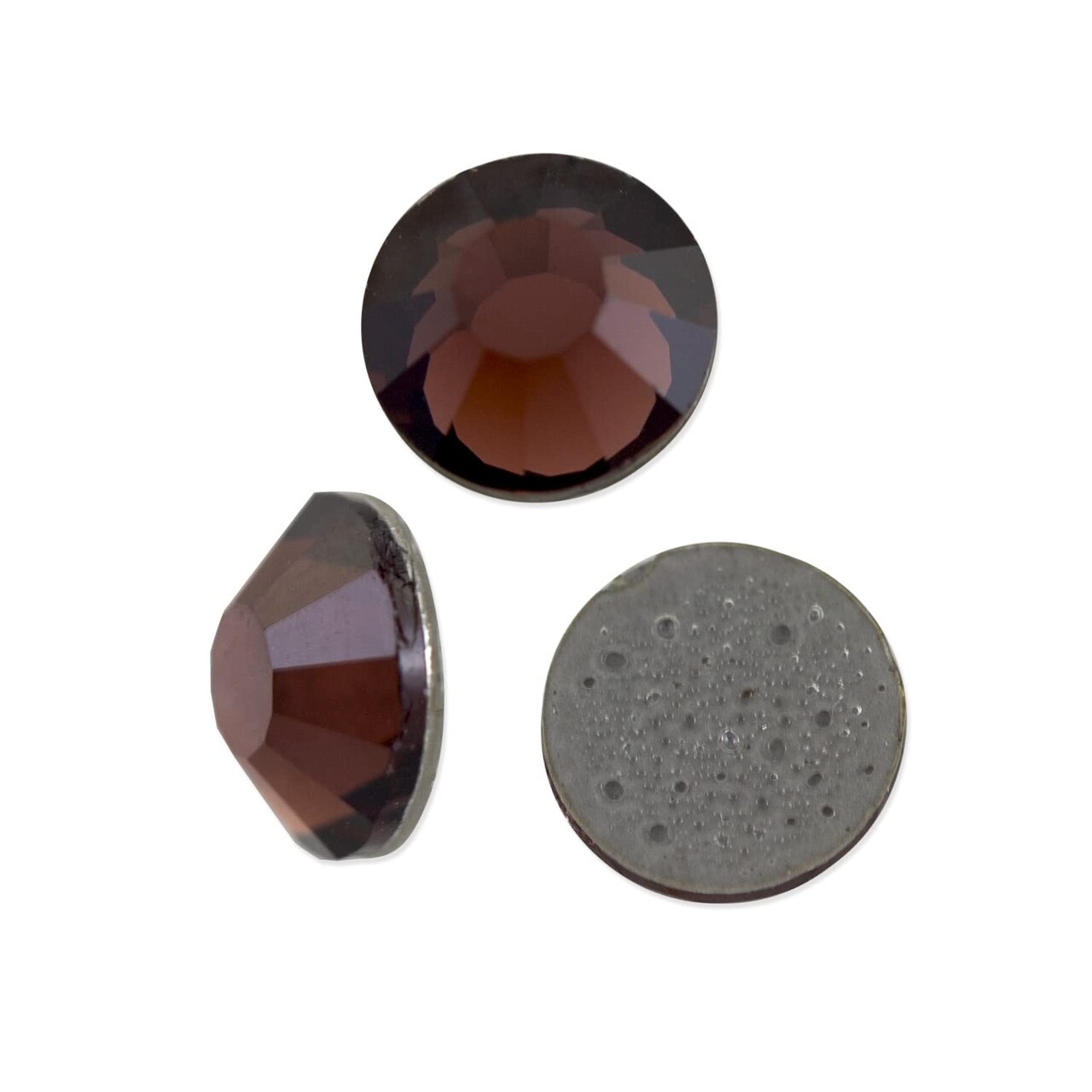Preciosa Crystal VIVA12 Hotfix Rhinestone 4mm (SS16) Burgundy (Package of 50)